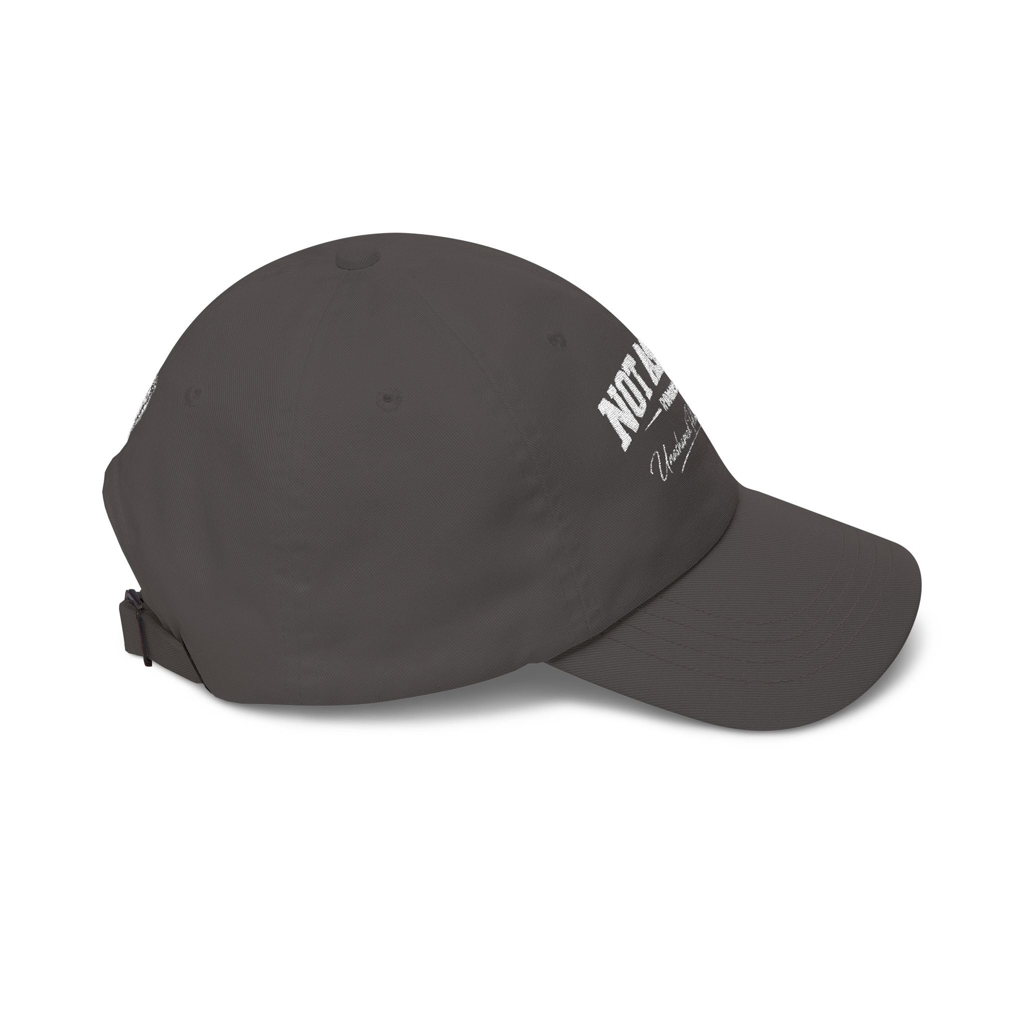 Dad Cap – "Not Ashamed" Romans 1:16 Christian Baseball Hat