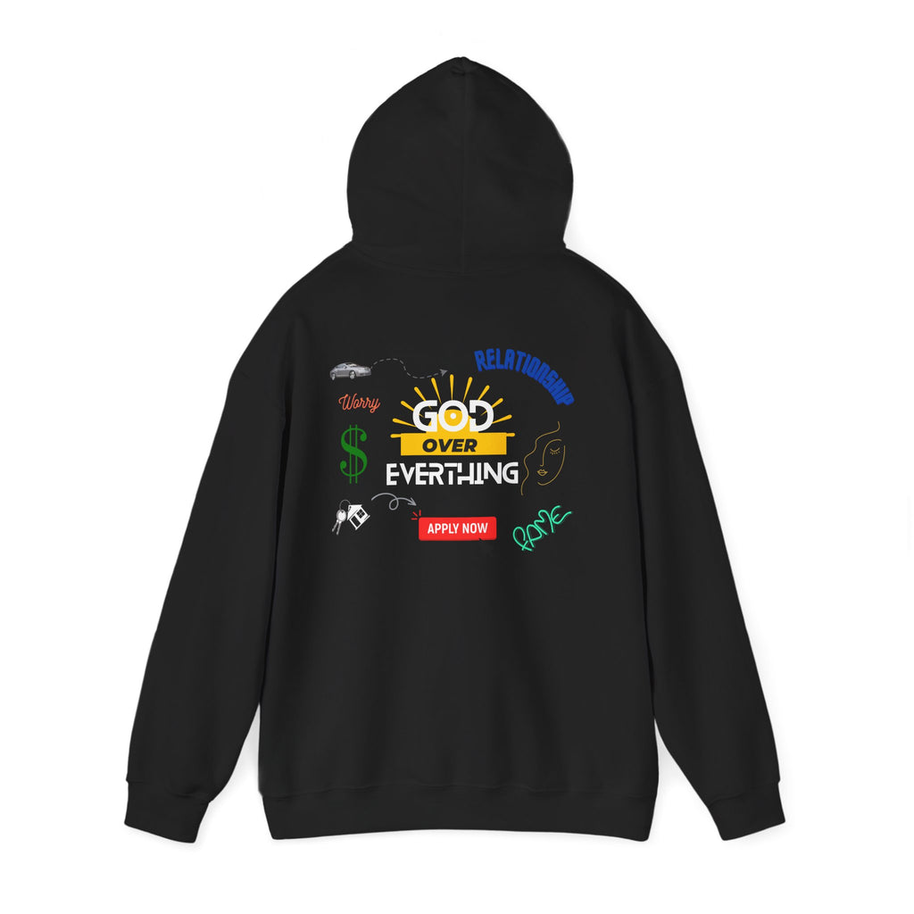 Eternity Hoodie — 'God Over Everything' Graphic Pullover