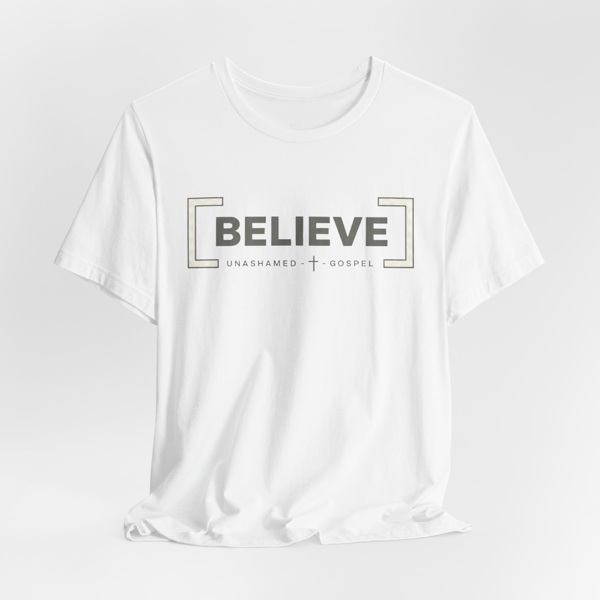 Believe Faith T-Shirt — "BELIEVE" Washed + Gospel Christian Tee