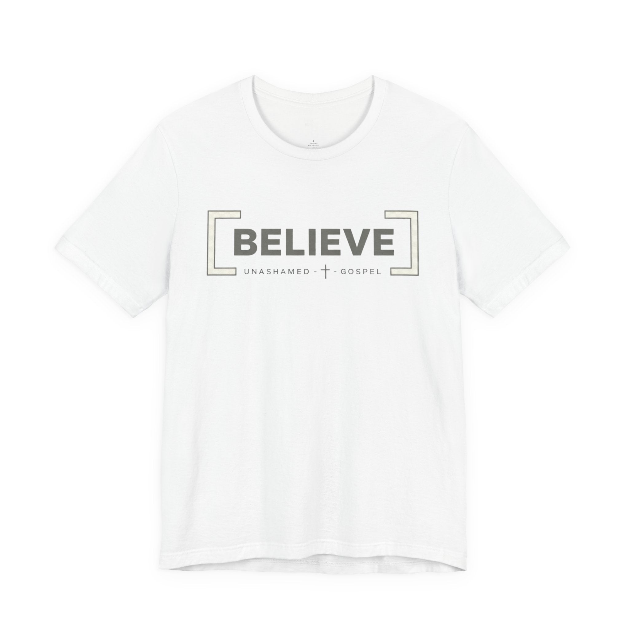 Believe Faith T-Shirt — "BELIEVE" Washed + Gospel Christian Tee
