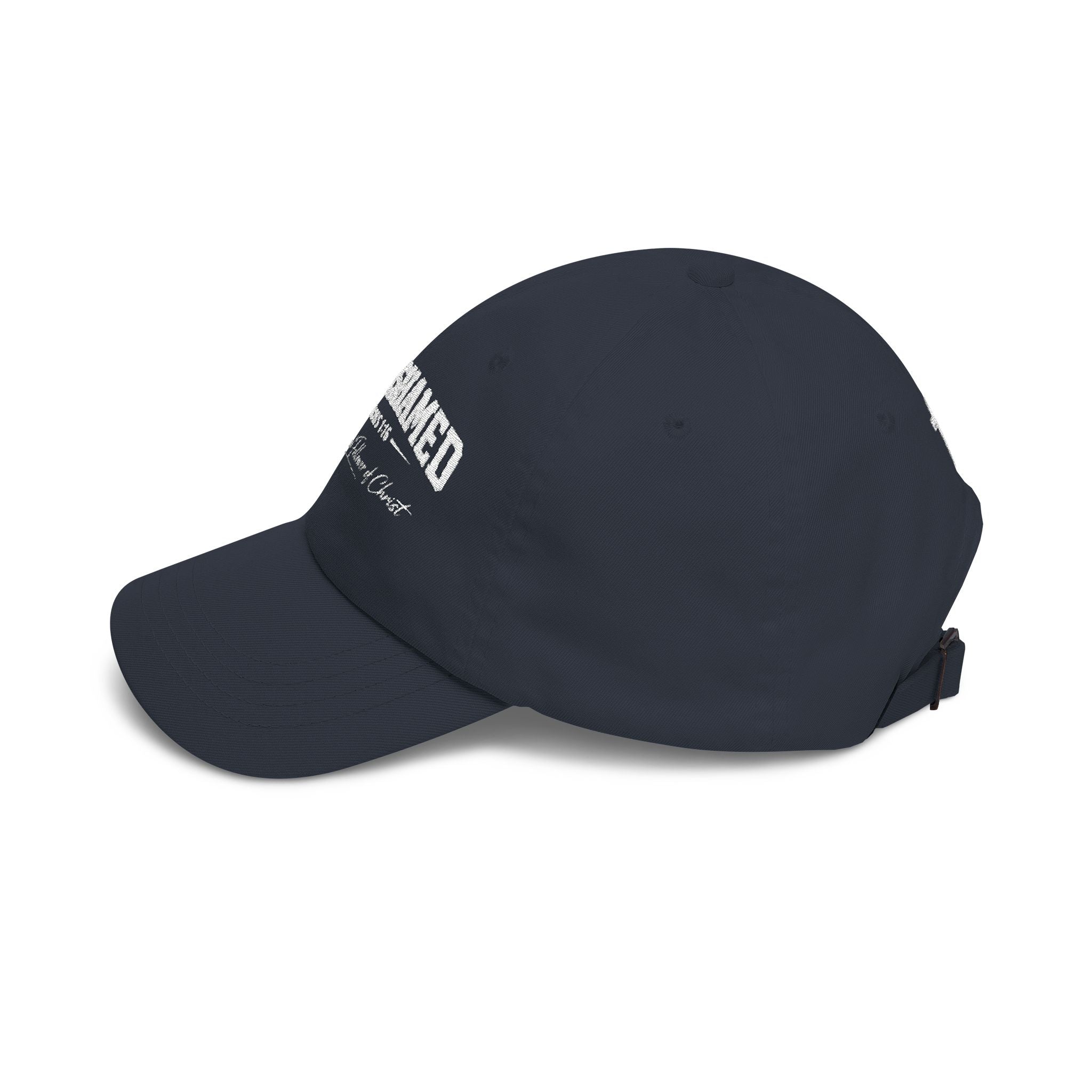 Dad Cap – "Not Ashamed" Romans 1:16 Christian Baseball Hat