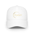 Unapologetic Woman baseball cap | gold script crescent logo