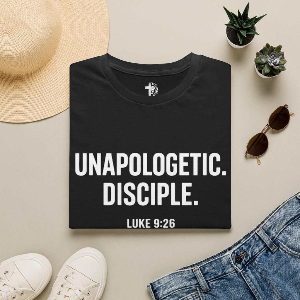 Unapologetic Disciple T-Shirt – "Not Ashamed of the Gospel" Christian Tee