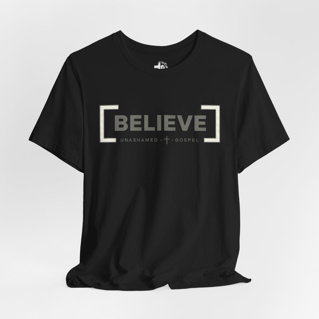 Believe Faith T-Shirt — "BELIEVE" Washed + Gospel Christian Tee