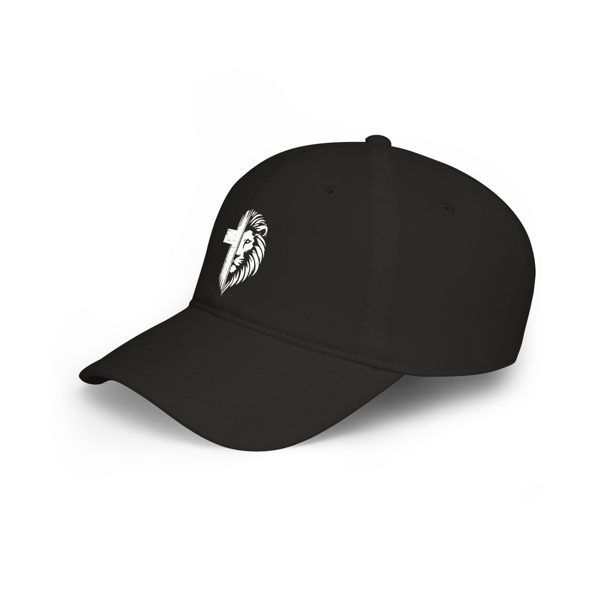 Christian Lion Cross Embroidered Cap