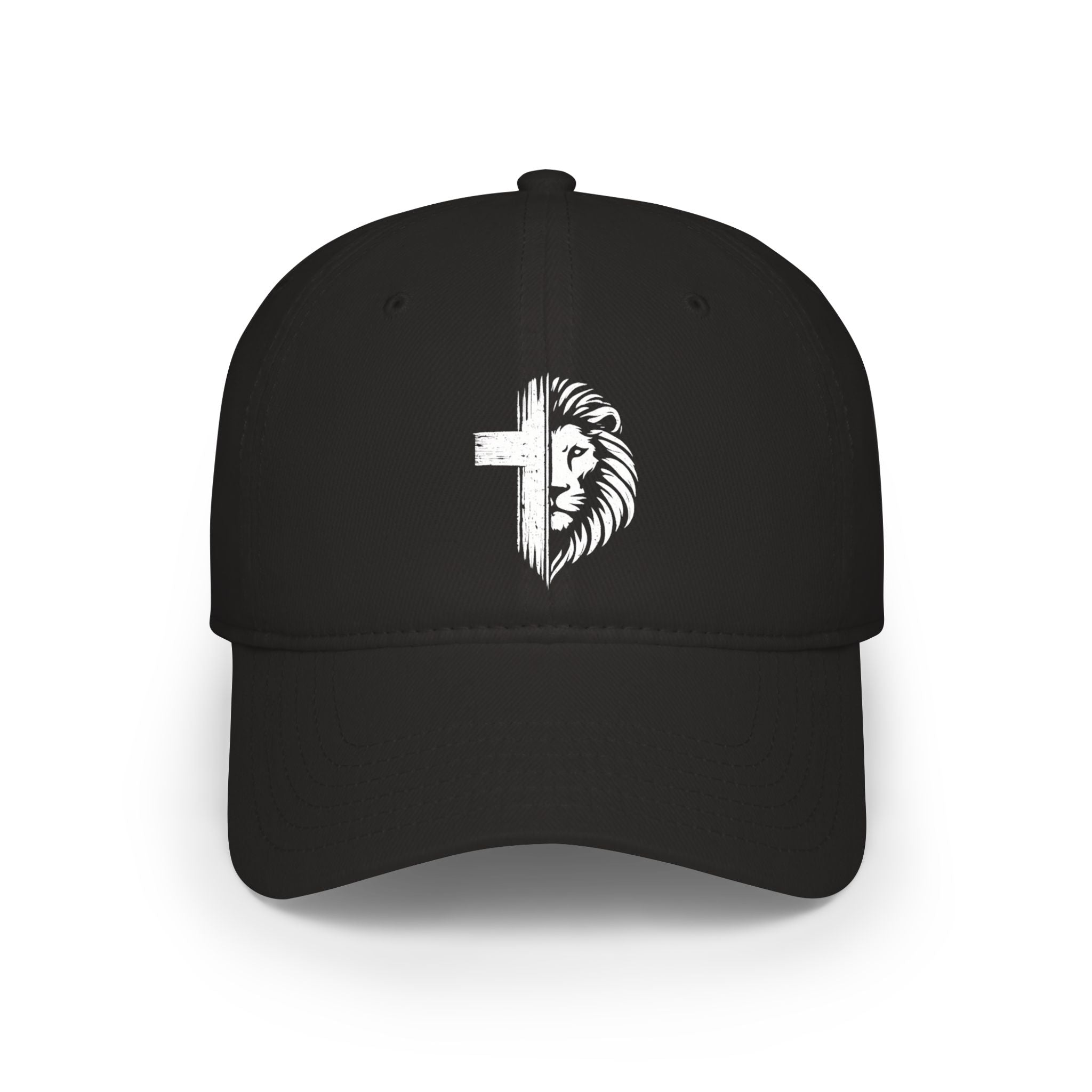 Christian Lion Cross Embroidered Cap