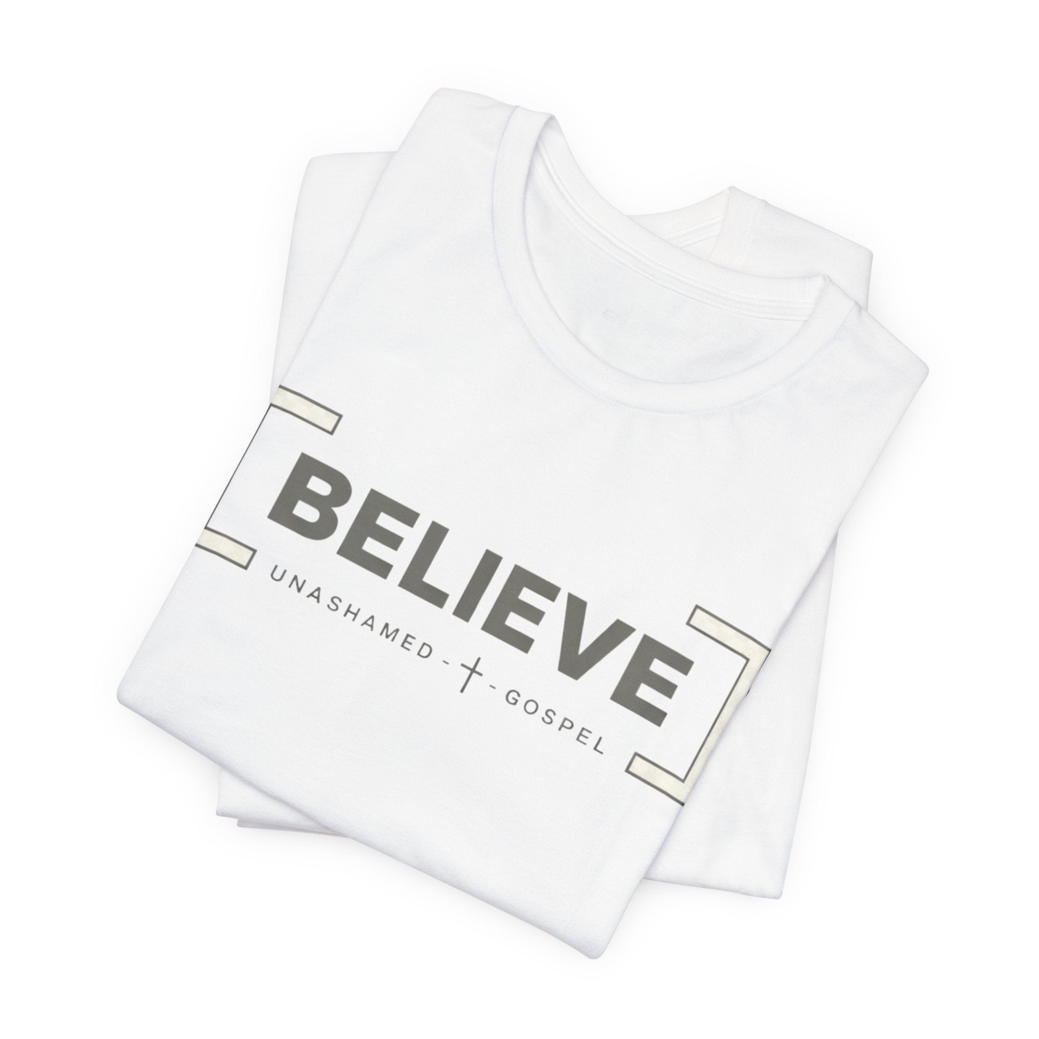 Believe Faith T-Shirt — "BELIEVE" Washed + Gospel Christian Tee