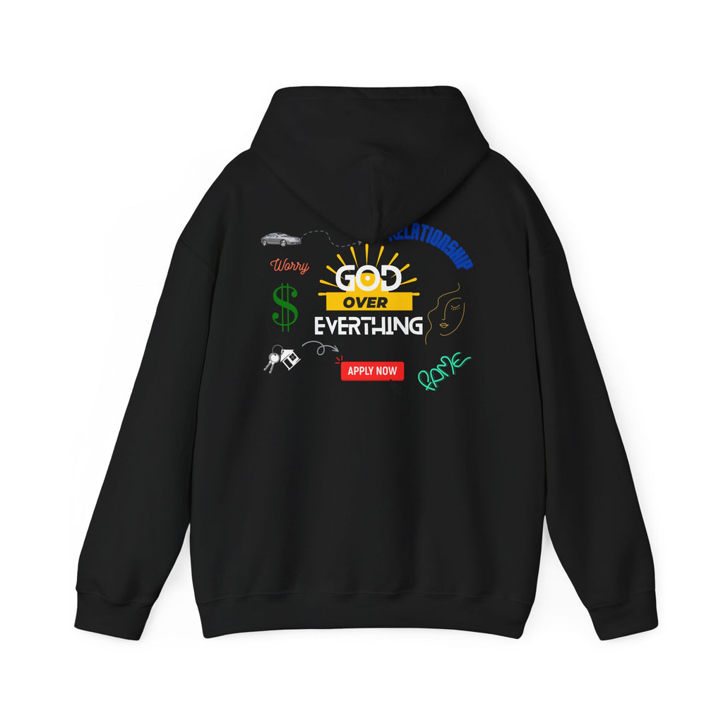 Eternity Hoodie — 'God Over Everything' Graphic Pullover