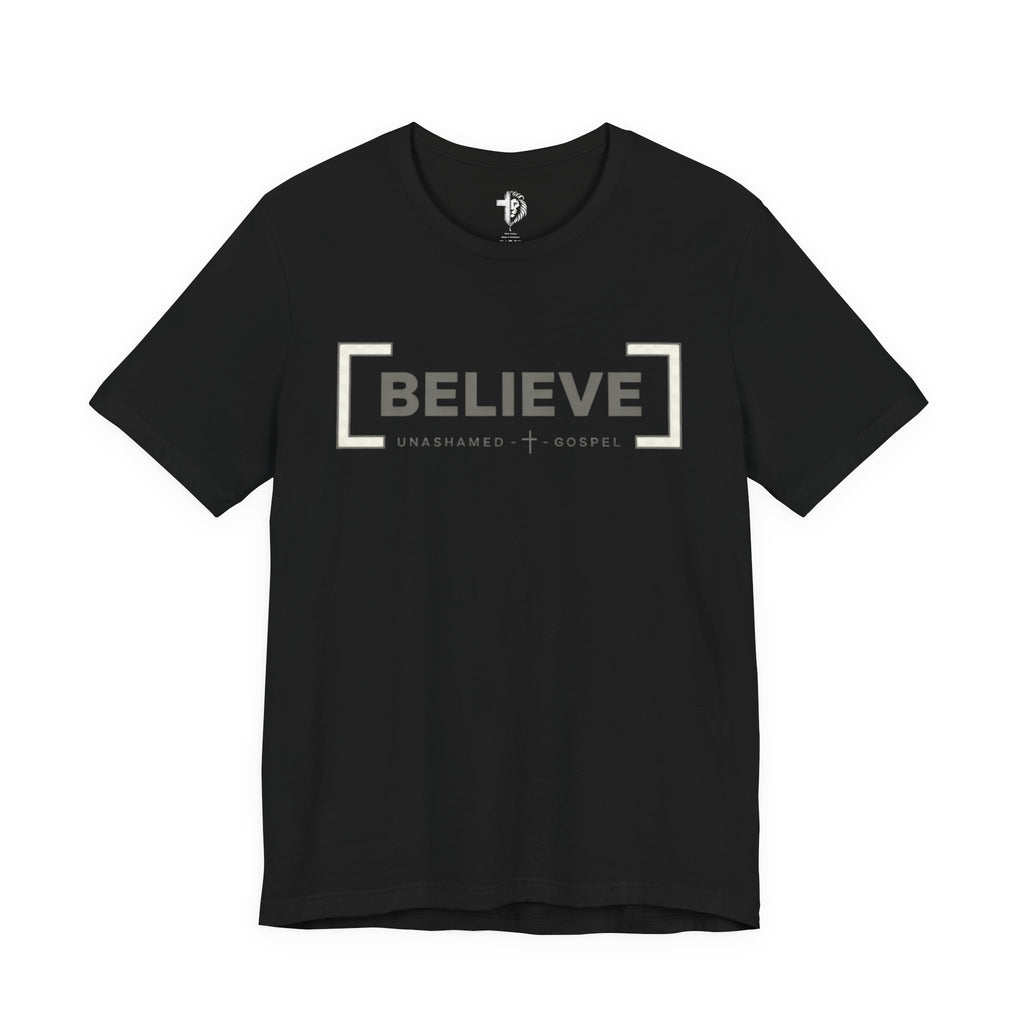 Believe Faith T-Shirt — "BELIEVE" Washed + Gospel Christian Tee