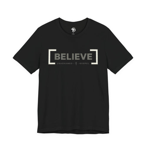Believe Faith T-Shirt — "BELIEVE" Washed + Gospel Christian Tee