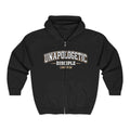 Unapologetic Disciple Zip Hoodie — “Not Ashamed” Christian Faith Sweatshirt