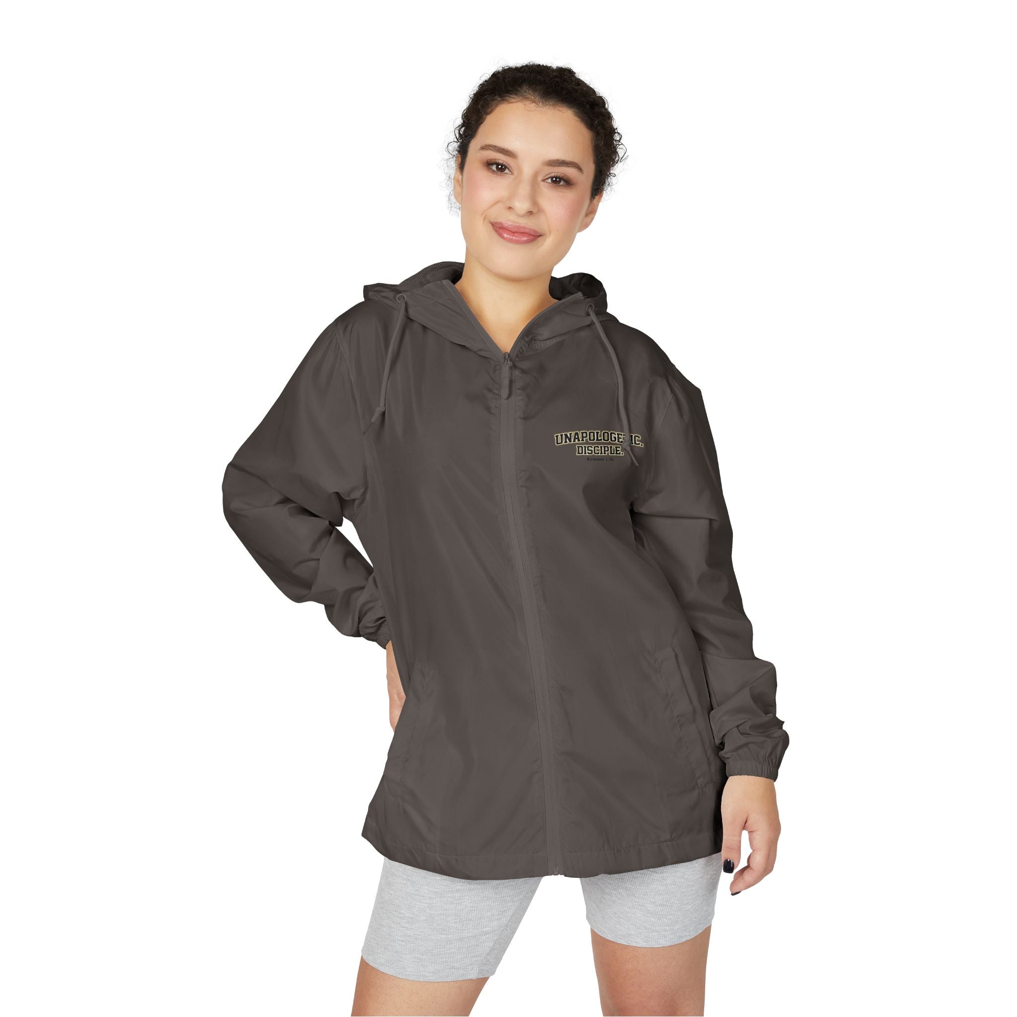Not Ashamed of the Gospel Lion Cross Windbreaker Jacket